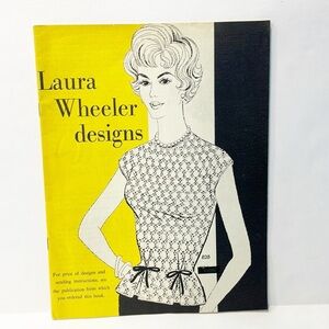 Vintage 1960s 60s Laura Wheeler Designs Mail‎ Order Catalog Paper Doll Page